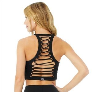 ALO Yoga Black Movement Bra Tanktop